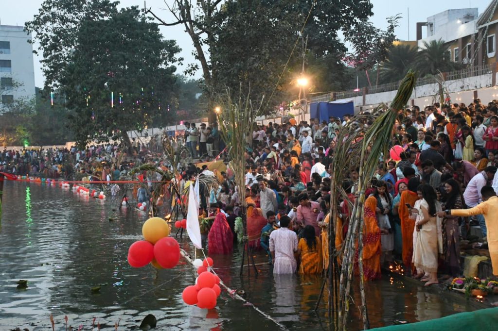 रांची में छठ महापर्व संपन्न