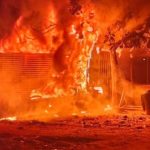 गैराज में लगी आग