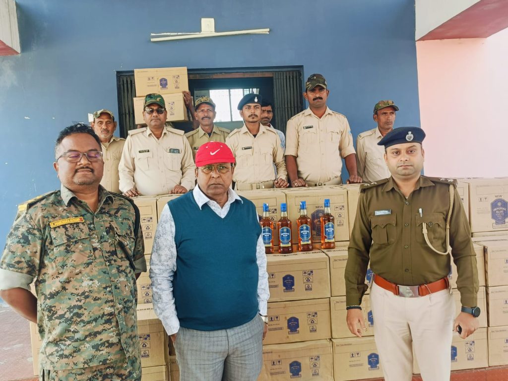 अंग्रेजी शराब जब्त