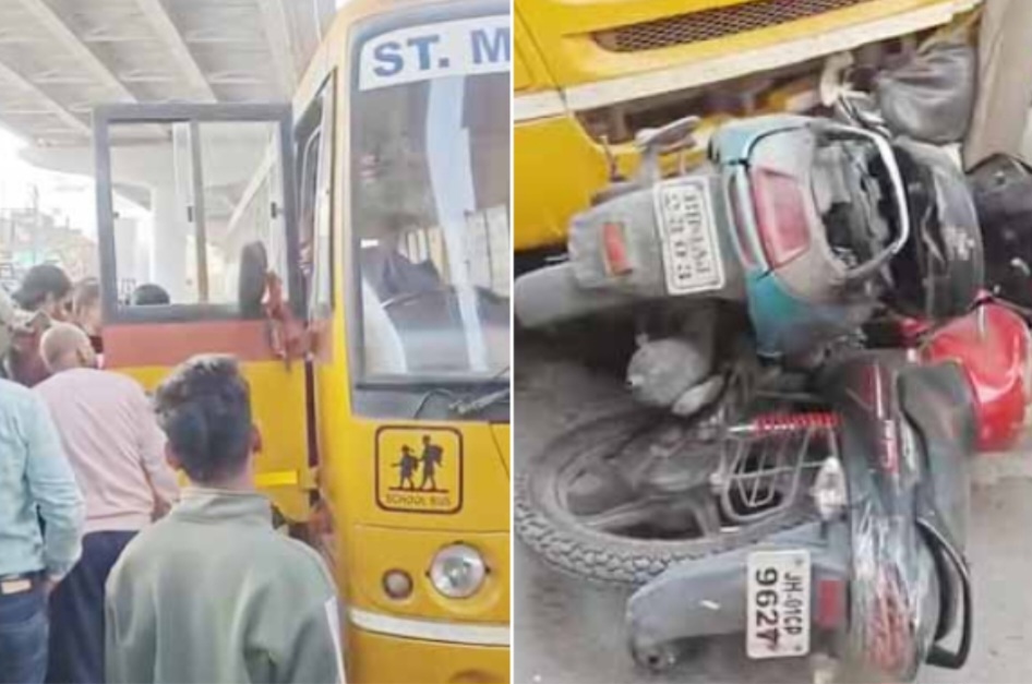 ड्राइवर हुआ बेहोश अनियंत्रित हुई गाड़ी