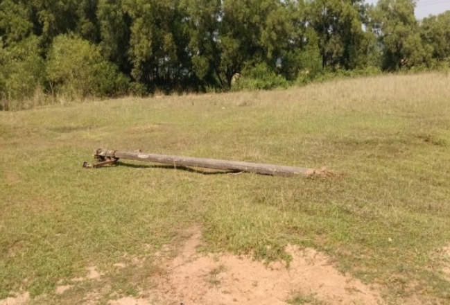 चोरों ने की 11 हजार वोल्ट तार की चोरी 01