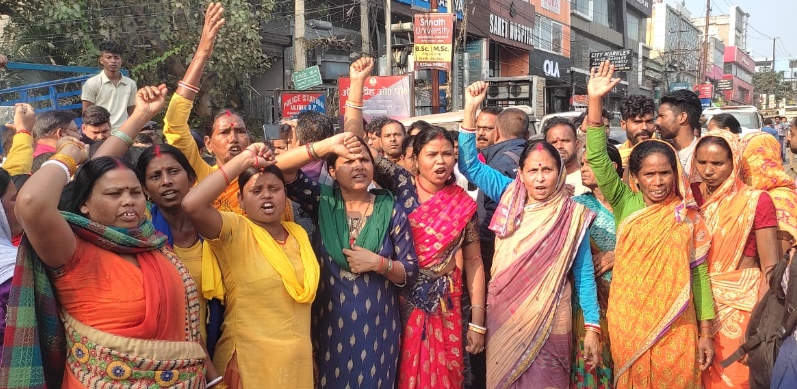 सड़क जाम