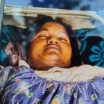 साड़ी में लगी आग