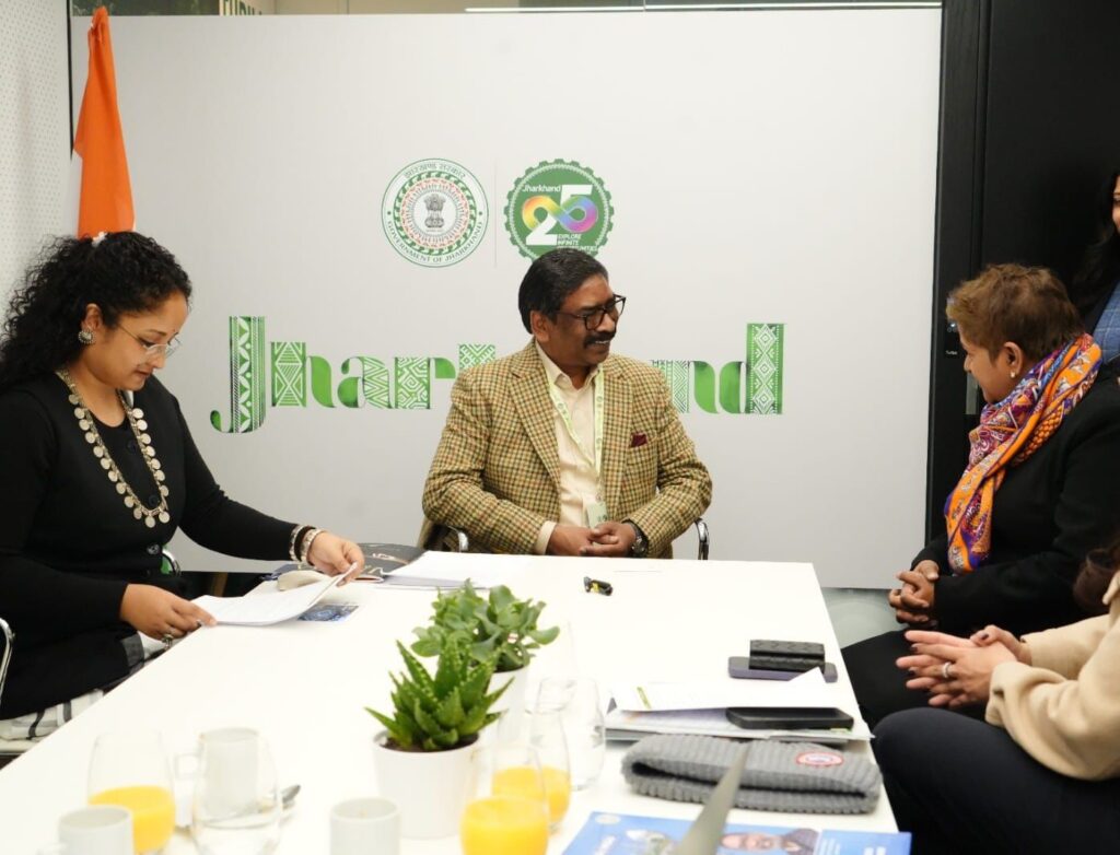 दावोस में मुख्यमंत्री हेमन्त सोरेन