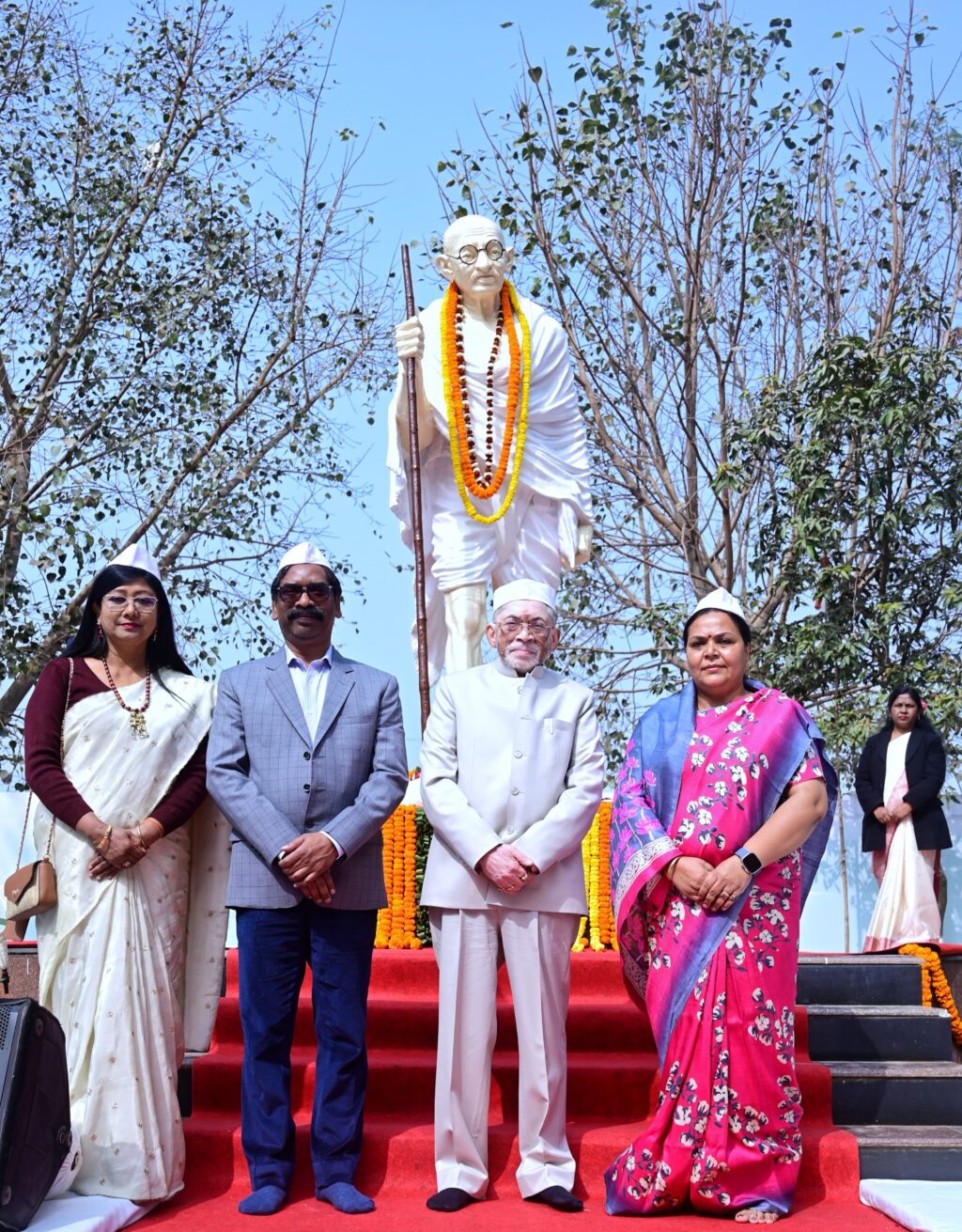 रांची में महात्मा गांधी की पुण्यतिथि पर श्रद्धांजलि