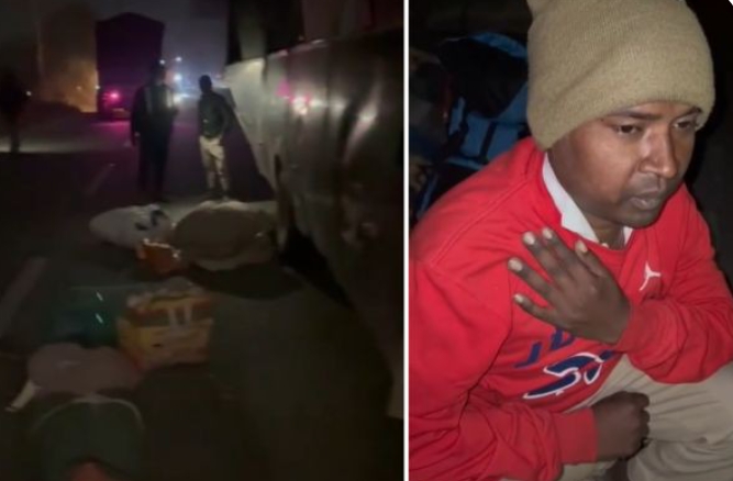 सड़क दुर्घटना में जवान घायल