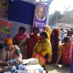 त्रिवेणी में गंगा मिशन का शिविर