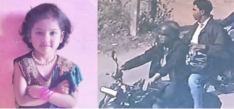 बाइक ने मारी टक्कर बच्ची की मौत