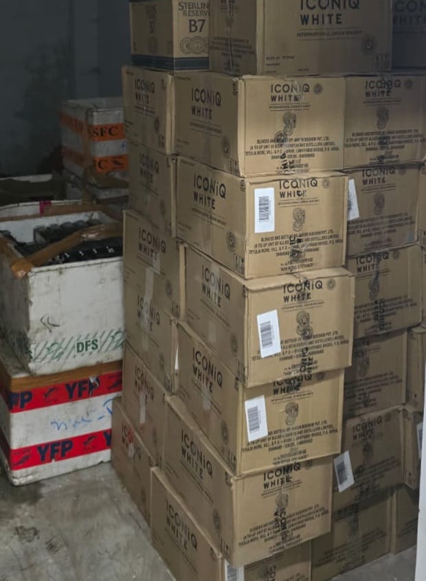 शराब जब्त