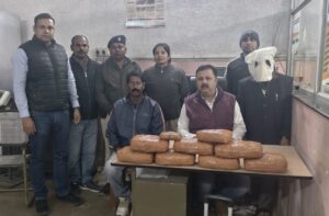 हटिया गांजा बरामद