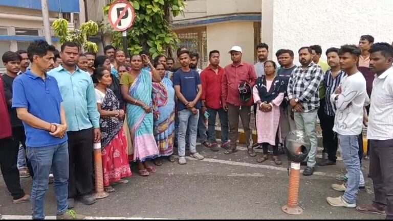 ठेका कर्मी की मौत