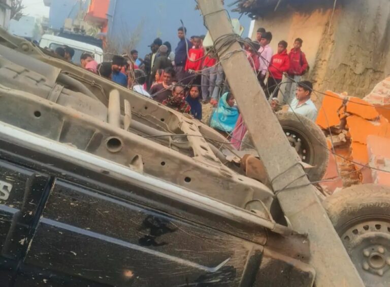 स्कार्पियो से कुचलकर एक की मौत