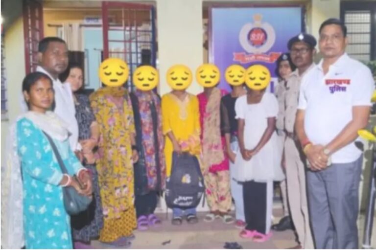 नाबालिग बच्चियां बरामद मानव तस्कर फरार