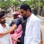 भांगड़ में नौशाद सिद्दीकी के खिलाफ नारेबाजी 01