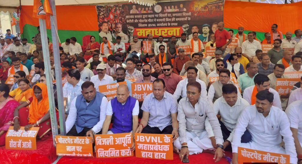 भाजपा का महाधरना