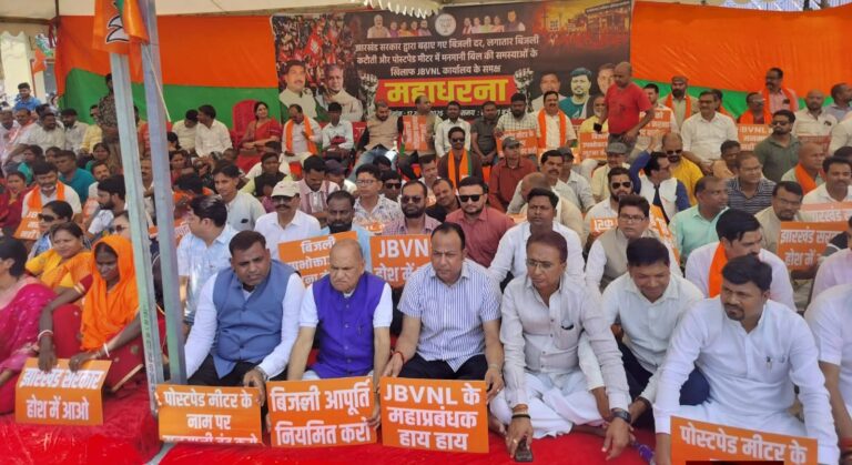 भाजपा का महाधरना