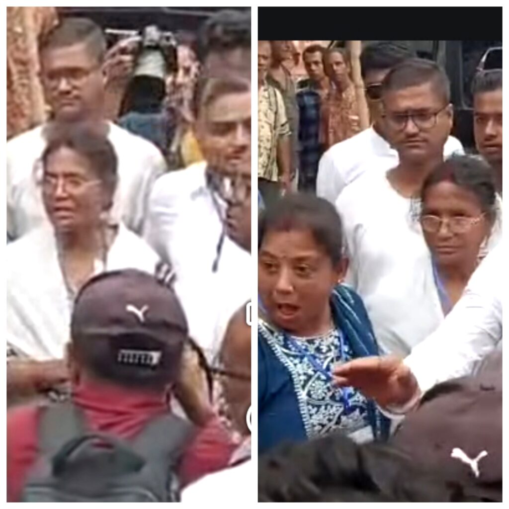 भाजपा प्रत्याशी रत्ना देवनाथ के खिलाफ लगे गो बैक के नारे 01