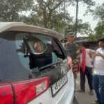 रहमतनगर में अग्निमित्रा पाल के वाहन पर हमला 01