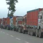 उग्रवादी हमले के विरोध में मणिपुर में ट्रक सेवाएं ठप 01