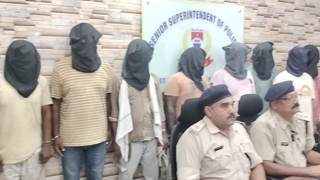 जुआरी गिरफ्तार