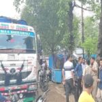 तेज रफ्तार ट्रेलर ने महिला को कुचला