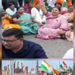 कांग्रेस-भाजपा का प्रदर्शन