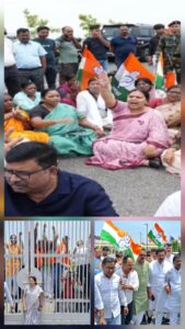 कांग्रेस-भाजपा का प्रदर्शन