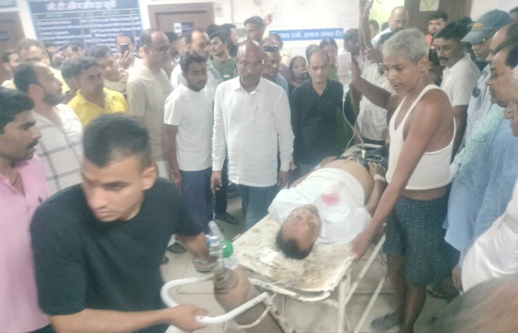 पीएचईडी ठेकेदार को मारी गोली