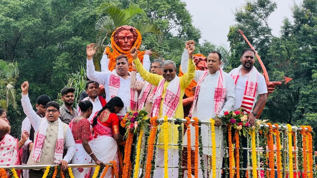 भाजपा ने मनाया 'हुल दिवस'