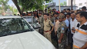 एसपी आवास के सामने दिनदहाड़े हत्या