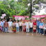 कांग्रेस ने किया प्रदर्शन