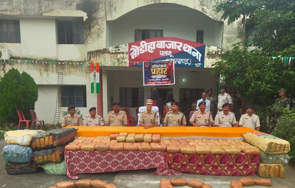 443 किलो गांजा बरामद