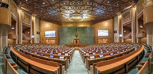 Glimpses of the new Parliament Building, in New Delhi