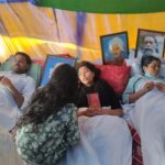 जयपाल सिंह स्टेडियम में आमरण अनशन जारी