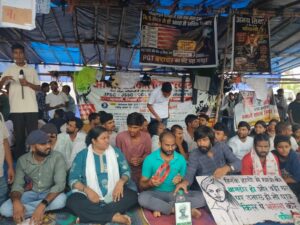 जेपीएससी-जेएसएससी परीक्षा में अनियमितता को लेकर आंदोलन