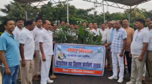 गंगा मिशन वृक्षा रोपण कार्यक्रम साहिबग्रज