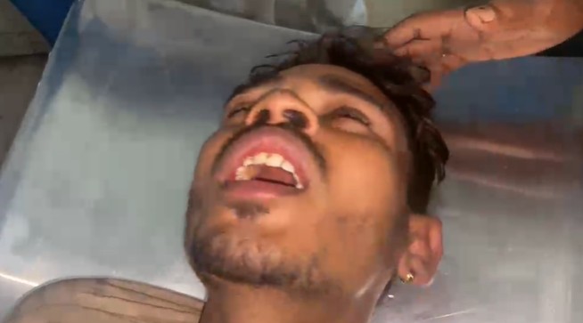 घायल युवक