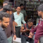 बाइक चोरी के आरोपी को पीटा