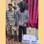 चोरी के मोबाइल के साथ एक आरोपित गिरफ्तार